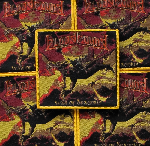 BLOODBOUND - War of Dragons [yellow] -- woven patch.JPG