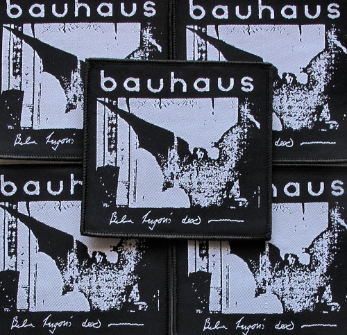 BAUHAUS - Bela Lugosi's Dead [black] -- woven patch.JPG