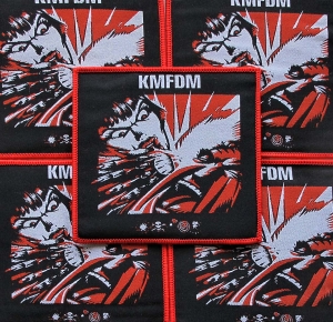 KMFDM - Symbols [red] -- woven patch