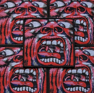 KING CRIMSON - In the Court of the Crimson King [black] -- woven patch