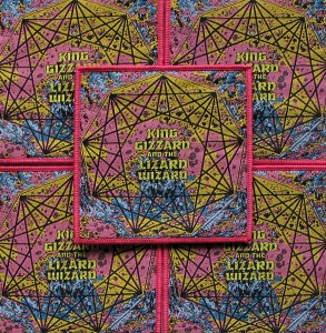KING GIZZARD AND THE LIZARD WIZARD - Nonagon Infinity [pink] -- woven patch