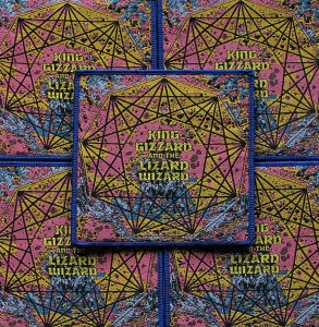 KING GIZZARD AND THE LIZARD WIZARD - Nonagon Infinity [blue] -- woven patch