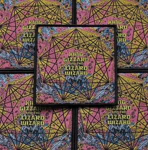 KING GIZZARD AND THE LIZARD WIZARD - Nonagon Infinity [black] -- woven patch 