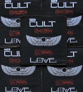THE CULT - Love [black] -- woven patch 
