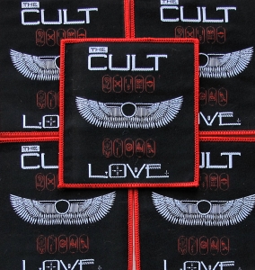 THE CULT - Love [red] -- woven patch