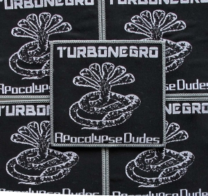 TURBONEGRO - Apocalypse Dudes [gray]  -- woven patch