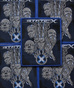 Naszywka STATIC-X - Heads [blue]