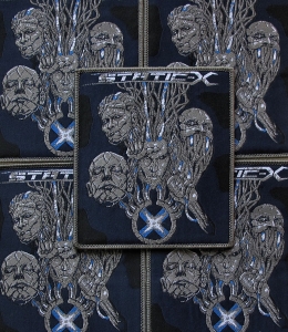 STATIC-X - Heads [gray] -- woven patch