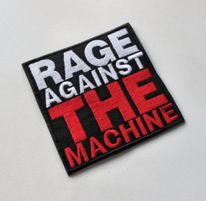RAGE AGAINST THE MACHINE [iron on] -- Embroidered  Patch