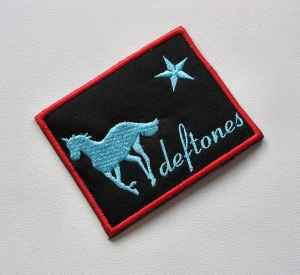 DEFTONES - White Pony [iron on] -- Embroidered Patch 