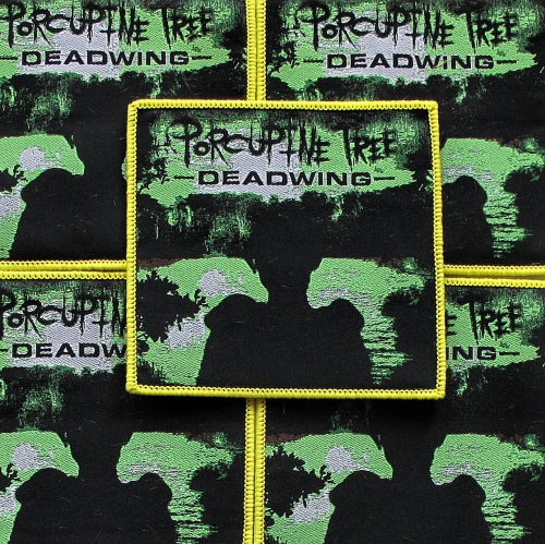 PORCUPINE TREE - Deadwing [yellow] -- woven patch.JPG