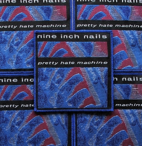 NINE INCH NAILS - Pretty Hate Machine [blue] -- woven patch