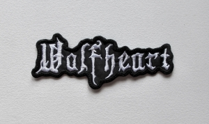 Naszywka Haftowana WOLFHEART - Shaped Logo [white]