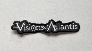 Naszywka Haftowana VISIONS OF ATLANTIS - Shaped Logo [white] 