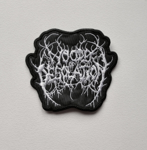 Naszywka Haftowana WOODS OF DESOLATION - Logo Shaped [white] 
