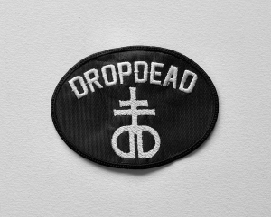Naszywka Haftowana DROPDEAD - Logo [white]