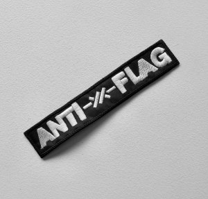 Naszywka Haftowana ANTI-FLAG  - Logo [white]