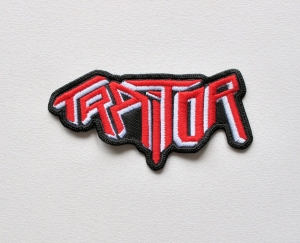 TRAITOR - Logo Shaped -- Embroidered Patch 