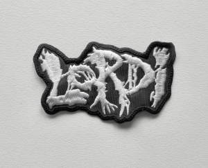 LORDI - Logo Shaped [white] -- Embroidered Patch 