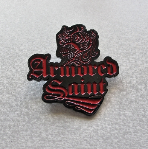 ARMORED SAINT [black] -- Metal Pin.JPG