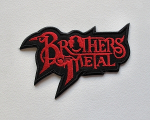 Naszywka Haftowana BROTHERS OF METAL - Logo [red]