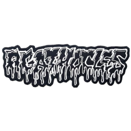 AGATHOCLES - Logo [white] backpatch Embroidered.png