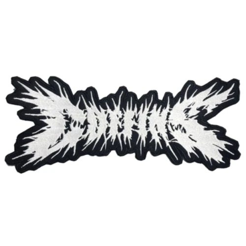 COFFINS - Logo [white] -- backpatch Embroidered.png
