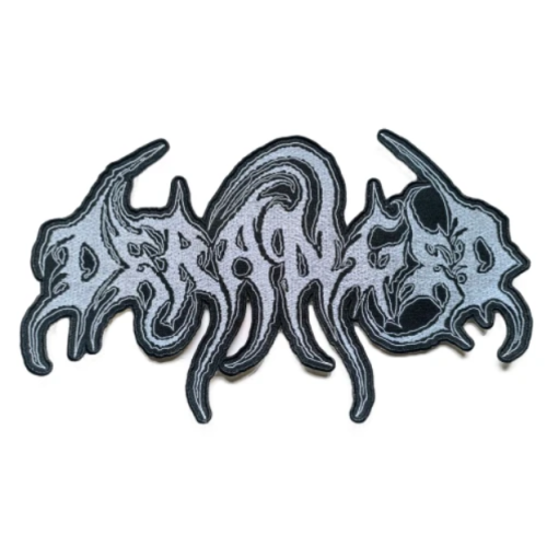DERANGED - Logo [grey] -- backpatch Embroidered.png