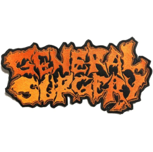 GENERAL SURGERY - Logo [orange] -- backpatch Embroidered