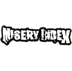 Ekran Haftowany MISERY INDEX - Logo [white]