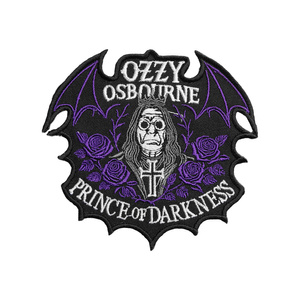 OZZY OSBOURNE - PRINCE OD DARKNESS [iron on] -- Embroidered patch.jpg