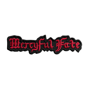 MERCYFUL FATE - Logo [black] [iron on] -- Embroidered Patch