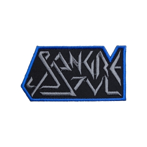 SANGRE AZUL [iron on] -- Embroidered Patch