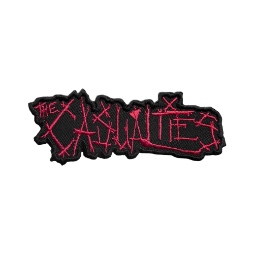 THE CASUALTIES [red] [shaped] [iron on] -- Embroidered Patch.jpg