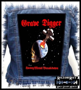 GRAVE DIGGER - Heavy Metal Breakdown -- Backpatch 
