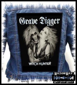GRAVE DIGGER - Witch Hunter -- Backpatch