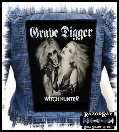 GRAVE DIGGER - Witch Hunter -- backpatch back patch.jpg