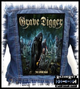 GRAVE DIGGER - The Living Dead -- Backpatch