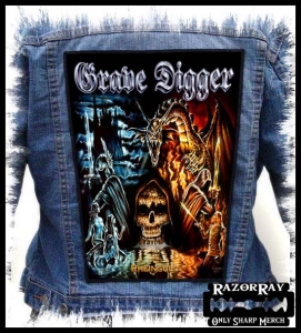 GRAVE DIGGER - Rheingold -- Backpatch 