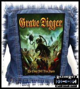 GRAVE DIGGER - The Clans Will Rise Again -- Backpatch