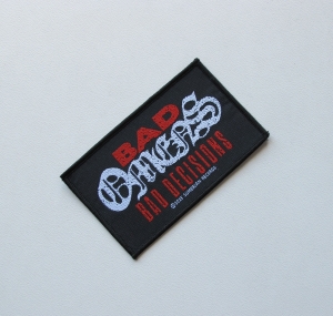 BAD OMENS - BAD DECISIONS --- Woven Patch