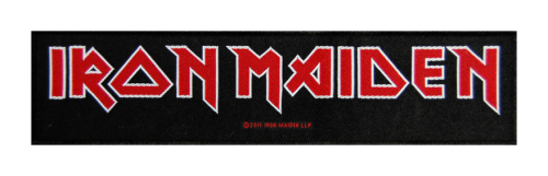 IRON MAIDEN - logo [strip] -- Woven Patch.png
