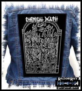 CHEMICAL DEATH - Tales of Satanic Legion Screams -- Backpatch