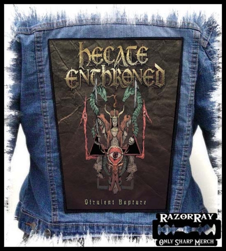 HECATE ENTHRONED - Virulent Rapture -- backpatch back patch.jpg