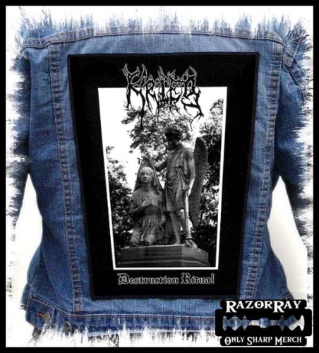 KRIEG - Destruction Ritual -- backpatch back patch.jpg