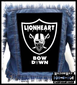 LIONHEART - Bow Down -- Backpatch