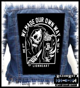 LIONHEART - We Made Our Own Way -- Backpatch