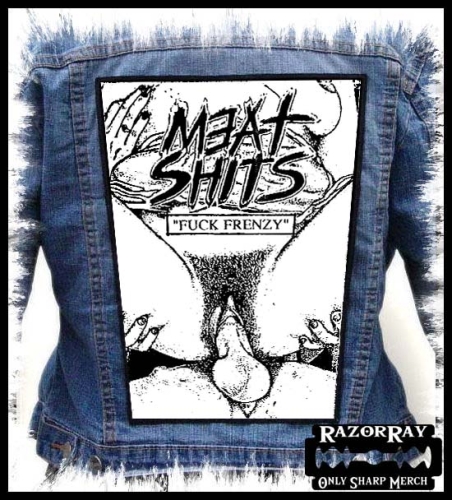 MEAT SHITS - Fuck Frenzy -- backpatch back patch.jpg