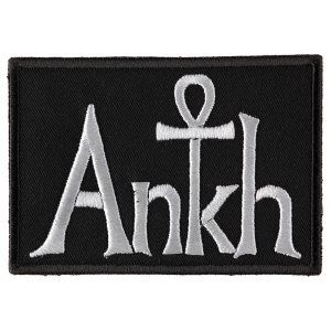 ANKH - LOGO --- Embroidered Patch 
