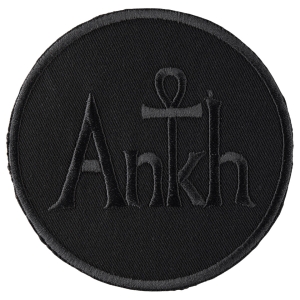 ANKH - CIRCLE [black] --- Embroidered Patch